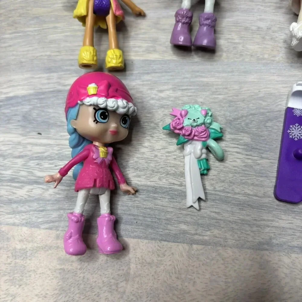 Shopkins Lil Shoppies Happy Places Mini 3” Dolls Lot - Picture 2 of 2